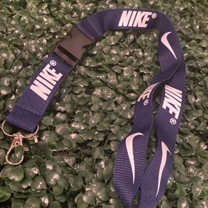 Nike Detachable Lanyard Navy Blue & White